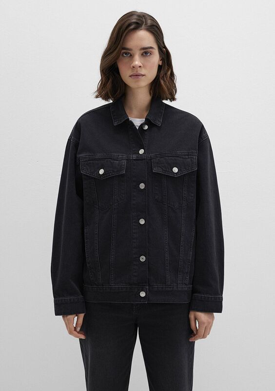 LUNA Kadın Antrasit Denim Ceket - M1110177