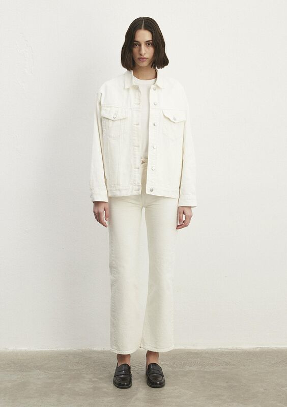 LUNA Kadın Beyaz Denim Ceket - M1110177