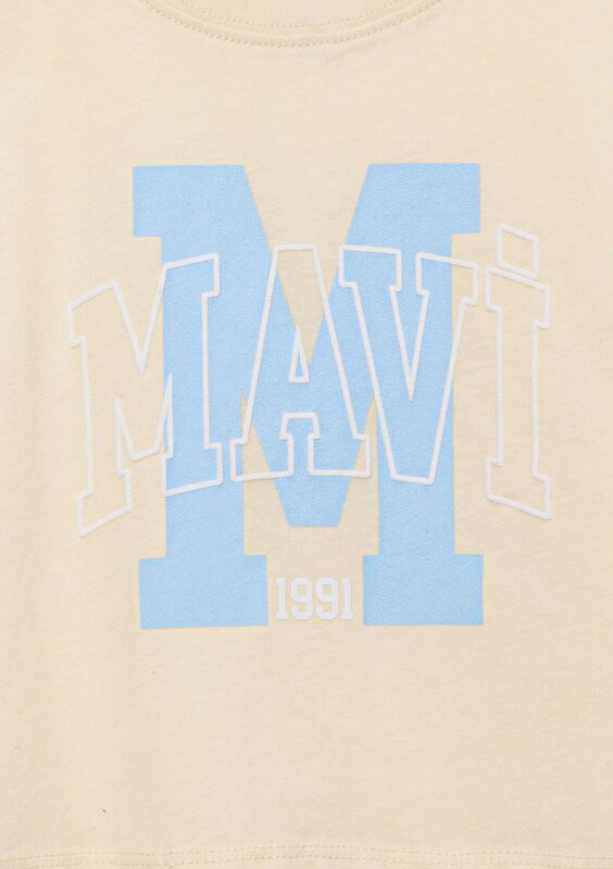 M BASKILI LOGO TİŞÖRT Kız Çocuk Sarı T-Shirt - M7610276