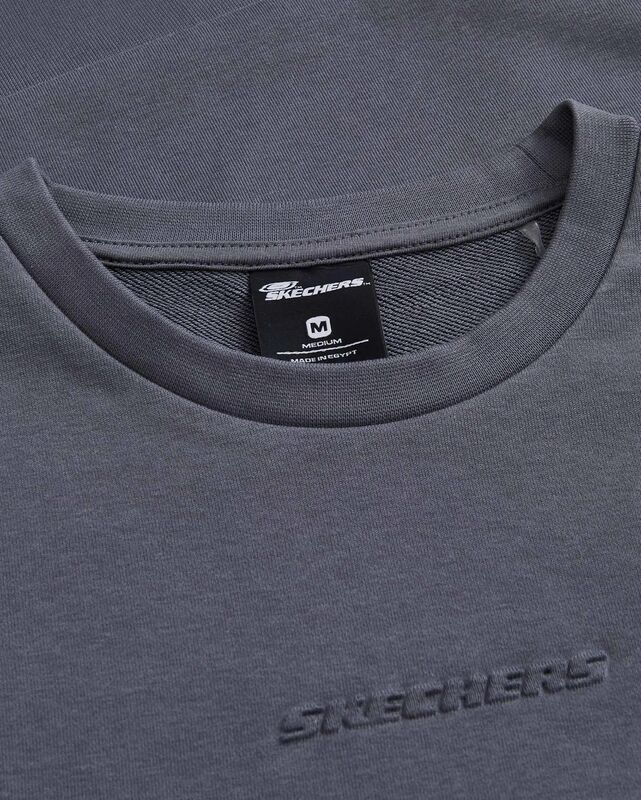 M Essential Crewneck Sweatshirt Erkek Gri Sweatshirt - S2610015