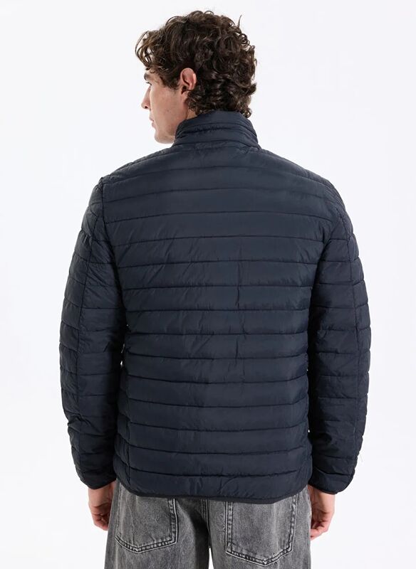 M Essential Outerwear Puffer Jacket Erkek Siyah Mont - S2520277