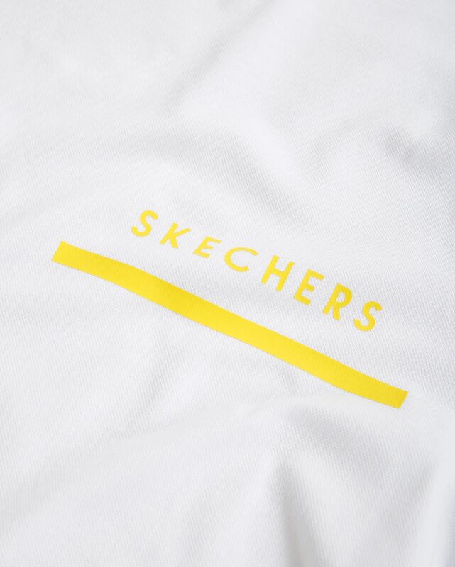 M Graphic Tee Chest Printed Pique T-Shirt Erkek Beyaz T-Shirt - S221052