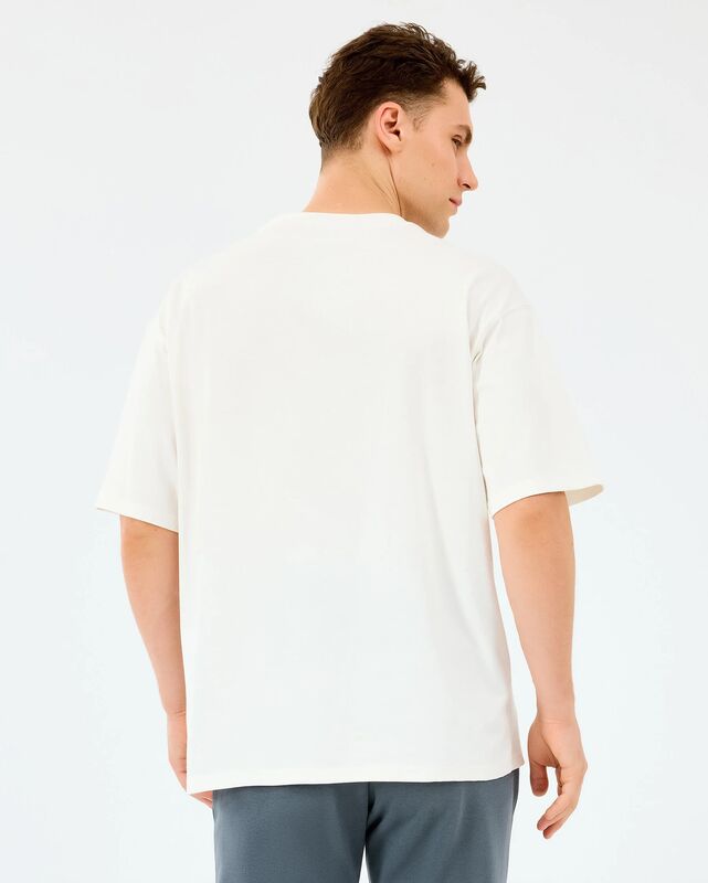 M Heavy Fabric T-Shirt Erkek Beyaz T-Shirt - S2520120