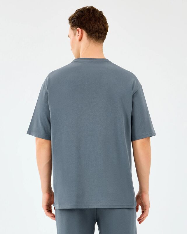 M Heavy Fabric T-Shirt Erkek Gri T-Shirt - S2520120