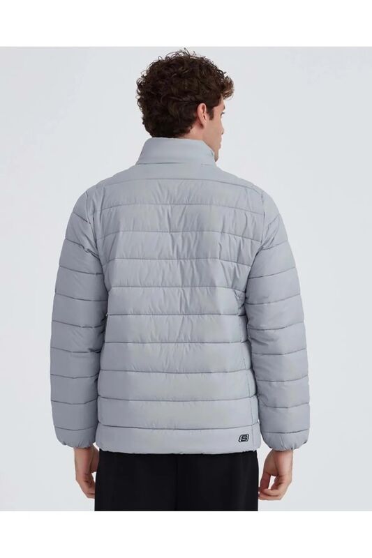 M Outerwear Padded Jacket Erkek Gri Ceket - S231242