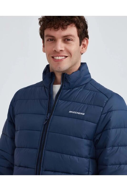 M Outerwear Padded Jacket Erkek Koyu Mavi Ceket - S231242