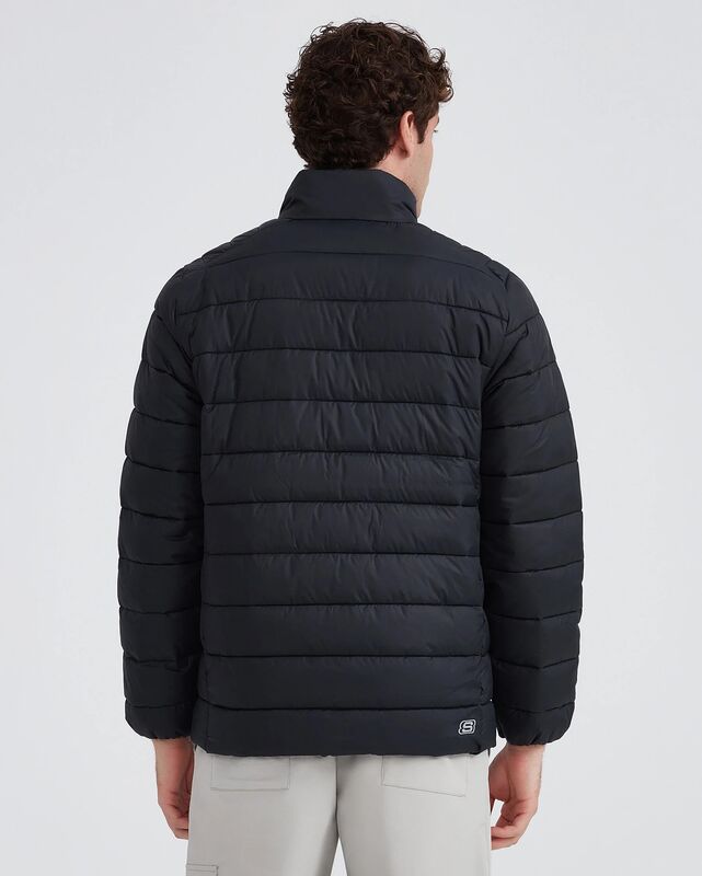 M Outerwear Padded Jacket Erkek Siyah Ceket - S231242