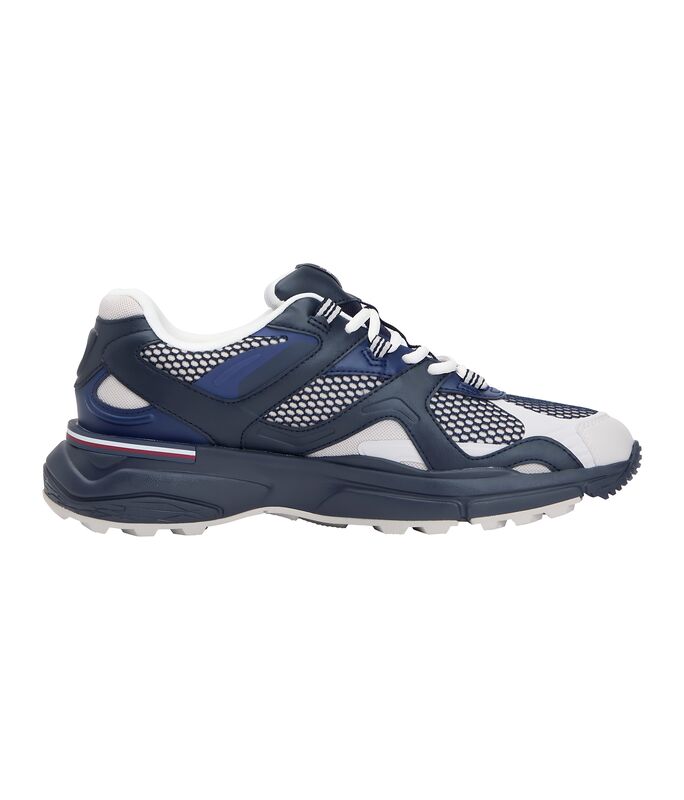 Tommy Hilfiger - M RUNNER TECH MIX Erkek Mavi Spor Ayakkabı - FM0FM05567