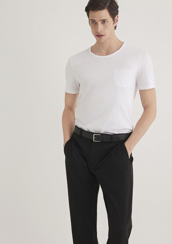 Mavi - M062772-20843 Erkek Beyaz Basic T-Shirt - M062772