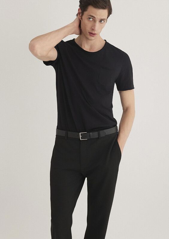 Mavi - M062772-20843 Erkek Siyah Basic T-Shirt - M062772 Mavi - M062772-20843 Erkek Siyah Basic T-Shirt - M062772