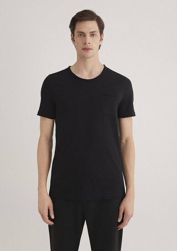 M062772-20843 Erkek Siyah T-Shirt - M062772