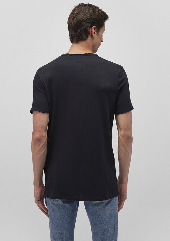 M062772-20843 Erkek Siyah T-Shirt - M062772