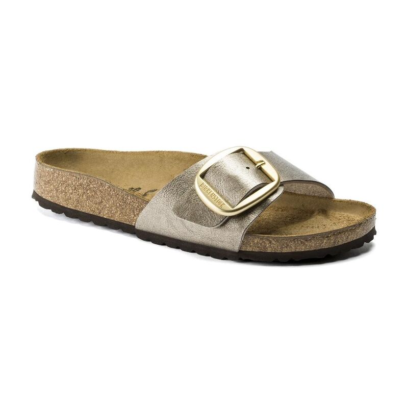 Birkenstock - MADRID BIG BUCKLE BF Uniseks Kahverengi Terlik - 1016237