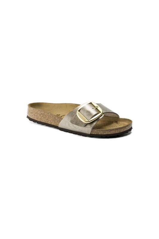 Birkenstock - MADRID BIG BUCKLE BF Uniseks Kahverengi Terlik - 1016237