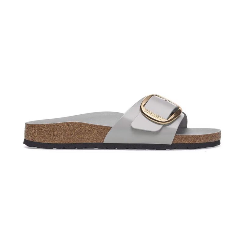 MADRID BIG BUCKLE NL HIGH SHINE Kadın Gri Terlik - 1029534