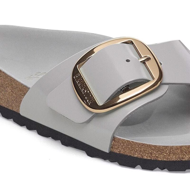 MADRID BIG BUCKLE NL HIGH SHINE Kadın Gri Terlik - 1029534