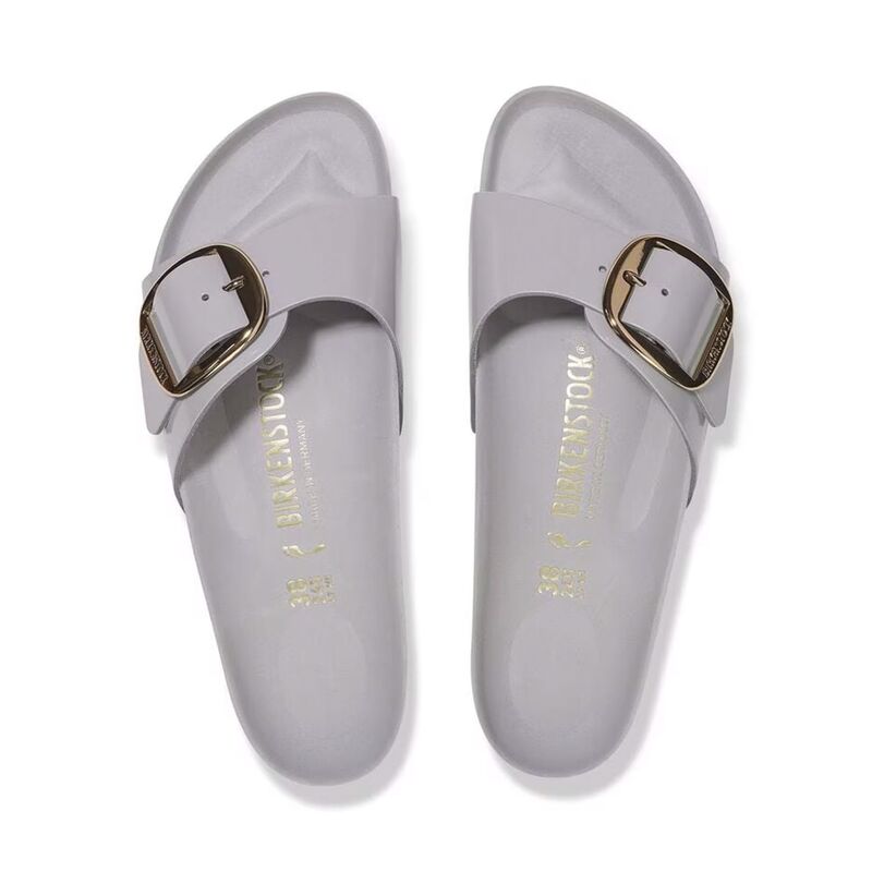 MADRID BIG BUCKLE NL HIGH SHINE Kadın Gri Terlik - 1029534