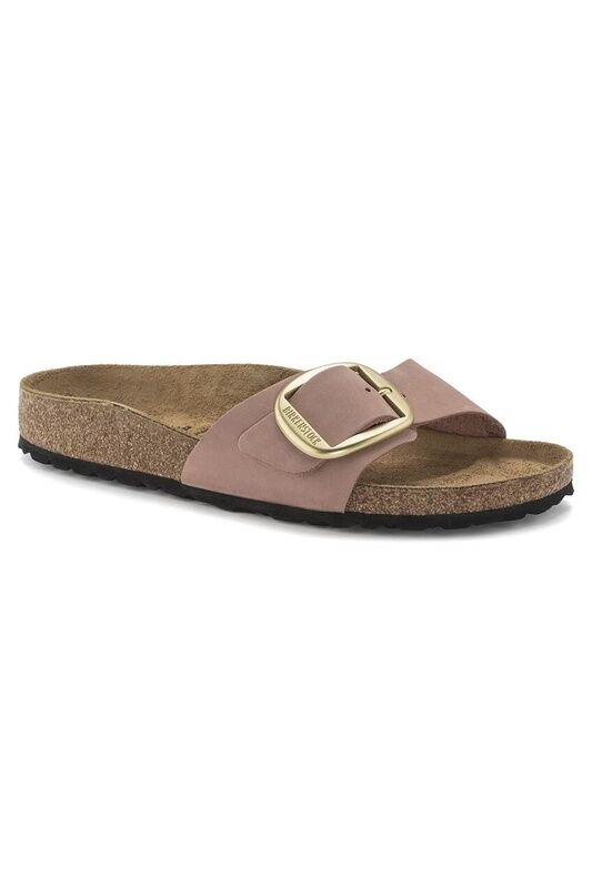 Birkenstock - MADRID BIG BUCKLE NU Kadın Pembe Terlik - 1024039