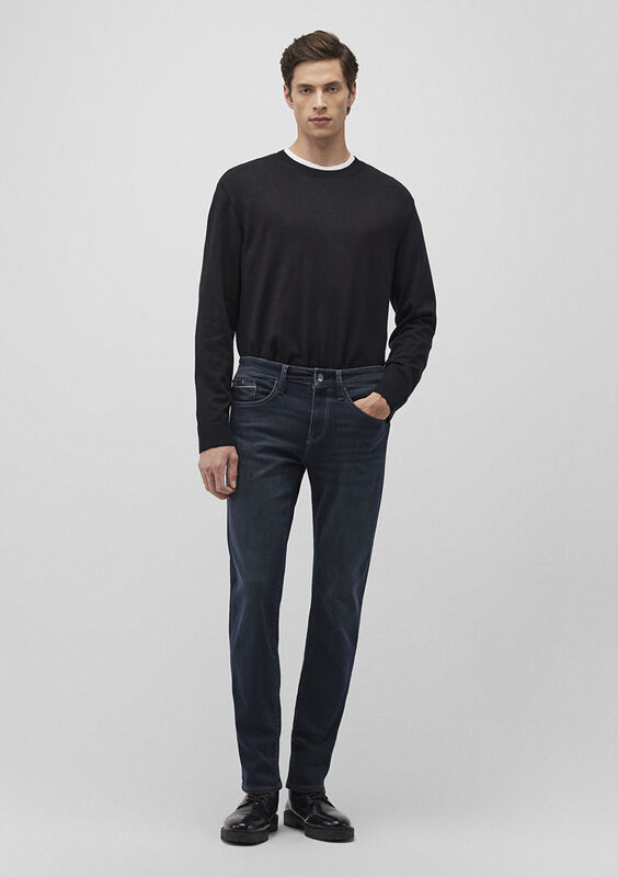 MARCUS Erkek Koyu Mavi Denim Pantolon - M00351