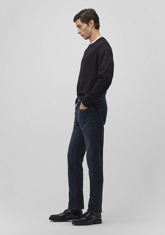 MARCUS Erkek Koyu Mavi Denim Pantolon - M00351
