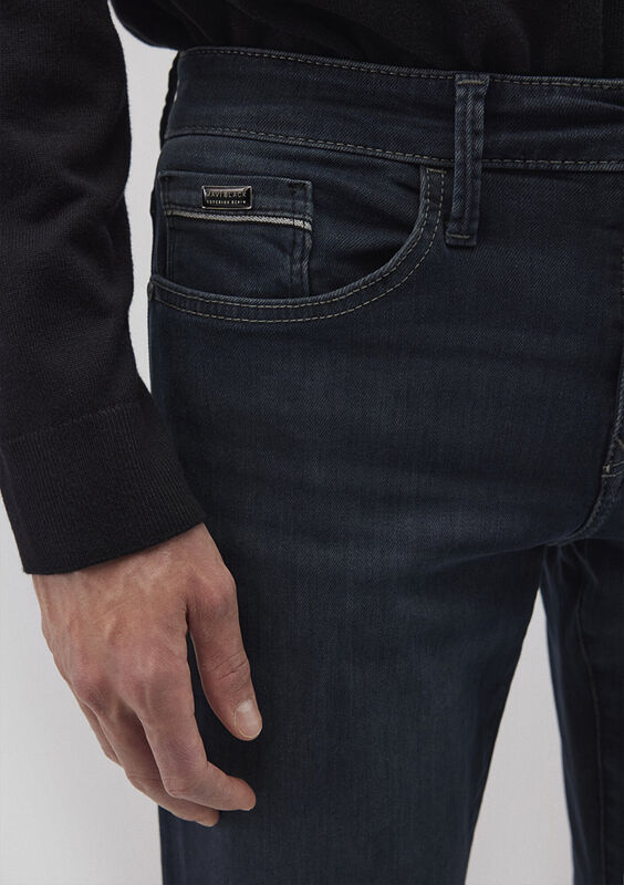 MARCUS Erkek Koyu Mavi Denim Pantolon - M00351
