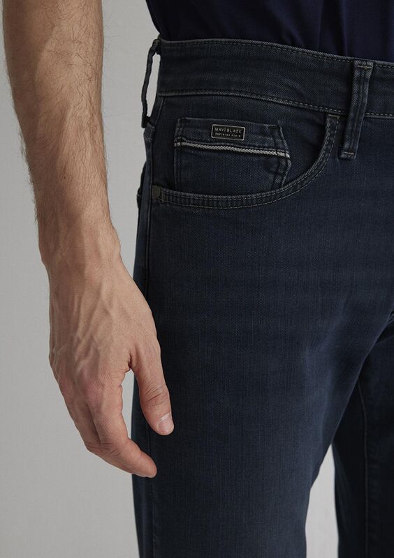 MARCUS Erkek Koyu Mavi Denim Pantolon - M00351