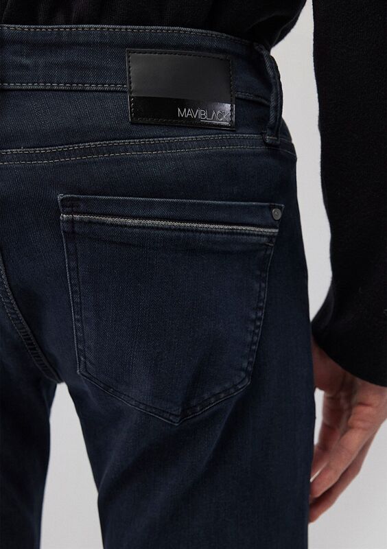 MARCUS Erkek Koyu Mavi Denim Pantolon - M00351