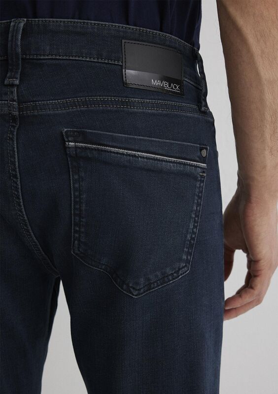 MARCUS Erkek Koyu Mavi Denim Pantolon - M00351
