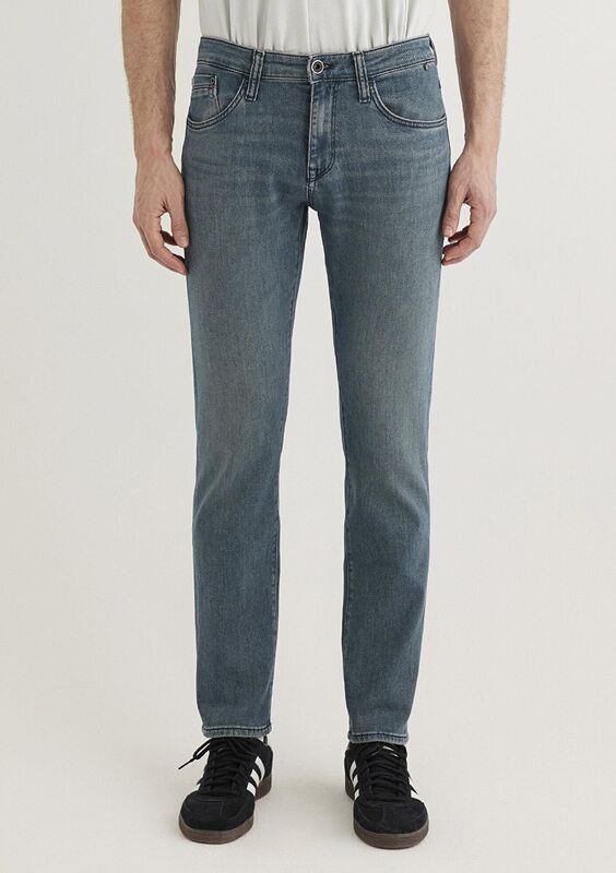 MARCUS Erkek Mavi Denim Pantolon - M00351