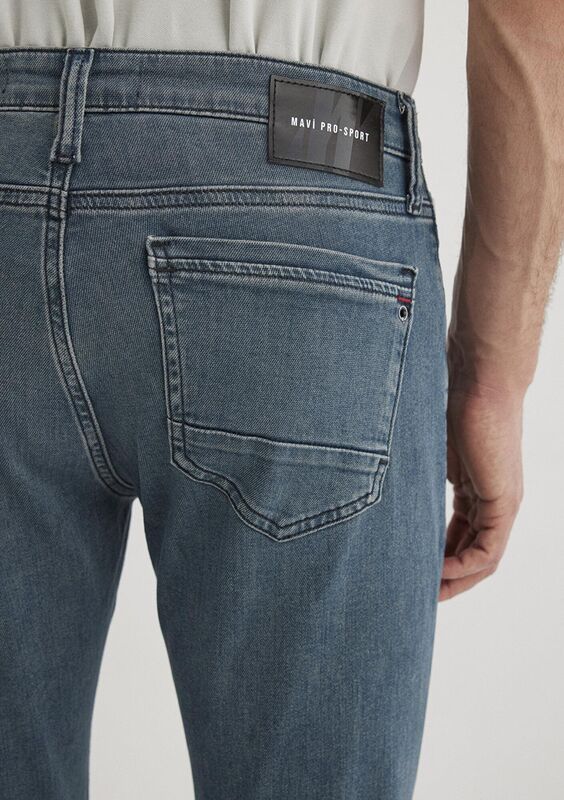 MARCUS Erkek Mavi Denim Pantolon - M00351