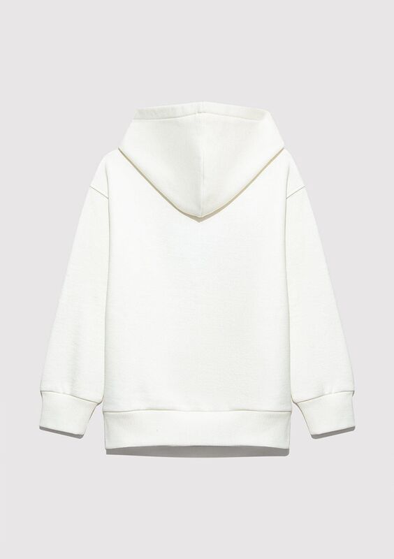 MAVI 1991 BASKILI KAPŞONLU SWEATSHIRT Erkek Çocuk Beyaz Sweatshirt - M6S10167