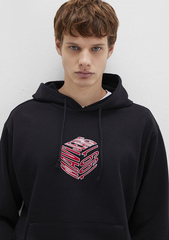 MAVİ 1991 KAPÜŞONLU SWEATSHIRT Erkek Siyah Sweatshirt - M0S10397