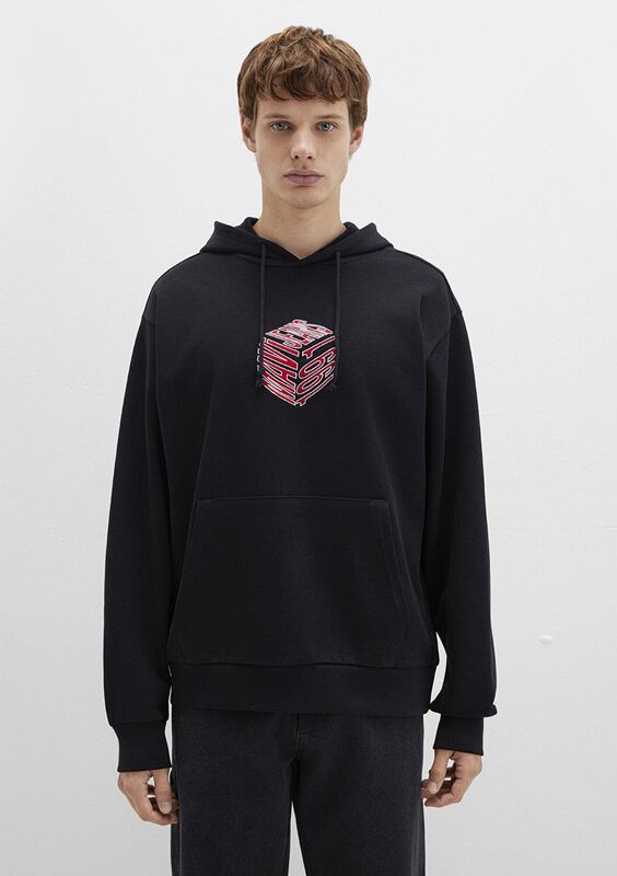 MAVİ 1991 KAPÜŞONLU SWEATSHIRT Erkek Siyah Sweatshirt - M0S10397