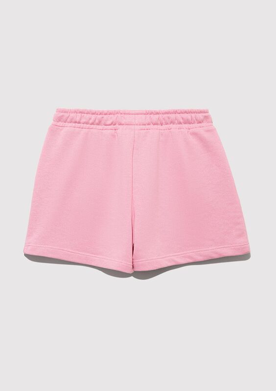 MAVİ BASKILI ÖRME ŞORT Kız Çocuk Pembe Şort - M7410002