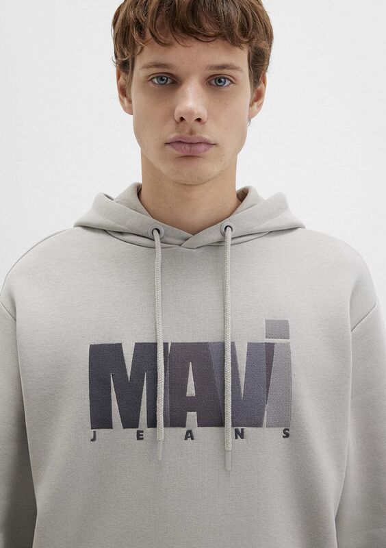 MAVİ BASKILI SWEATSHIRT Erkek Gri Sweatshirt - M0S10199