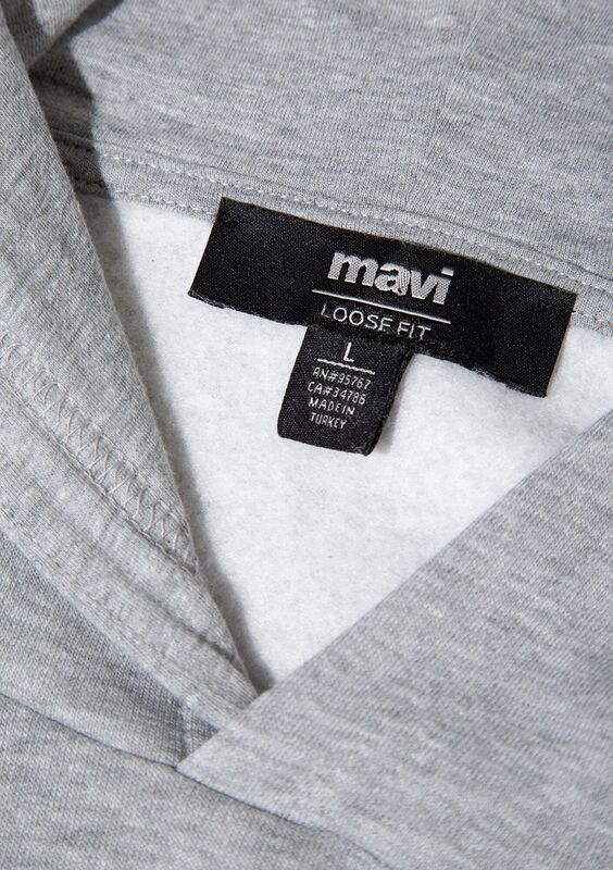 MAVİ KAPÜŞONLU SWEATSHIRT Erkek Gri Sweatshirt - M0S10413