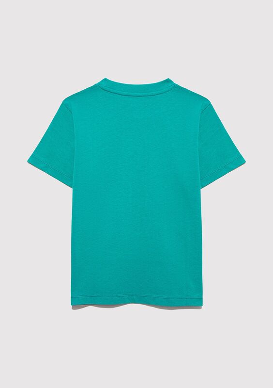 MAVİ LOGO BASKILI TİŞÖRT Erkek Çocuk Yeşil T-Shirt - M6610030