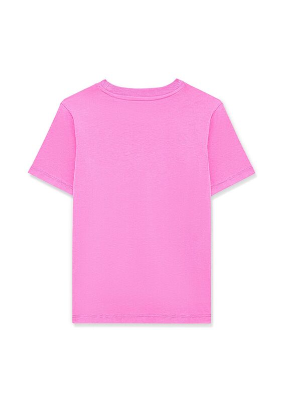 MAVİ LOGO TİŞÖRT Kız Çocuk Pembe T-Shirt - M7610109