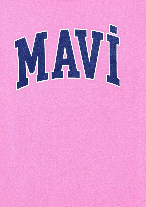 MAVİ LOGO TİŞÖRT Kız Çocuk Pembe T-Shirt - M7610109