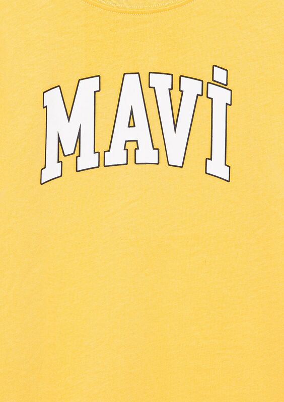 MAVİ LOGO TİŞÖRT Kız Çocuk Sarı T-Shirt - M7610109