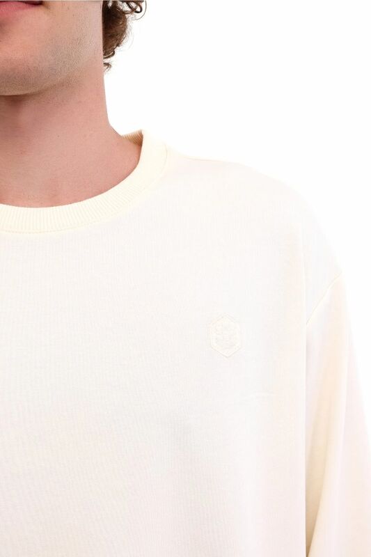 MB SN75 C NECK SW 5PR Erkek Bej Sweatshirt - 102024364