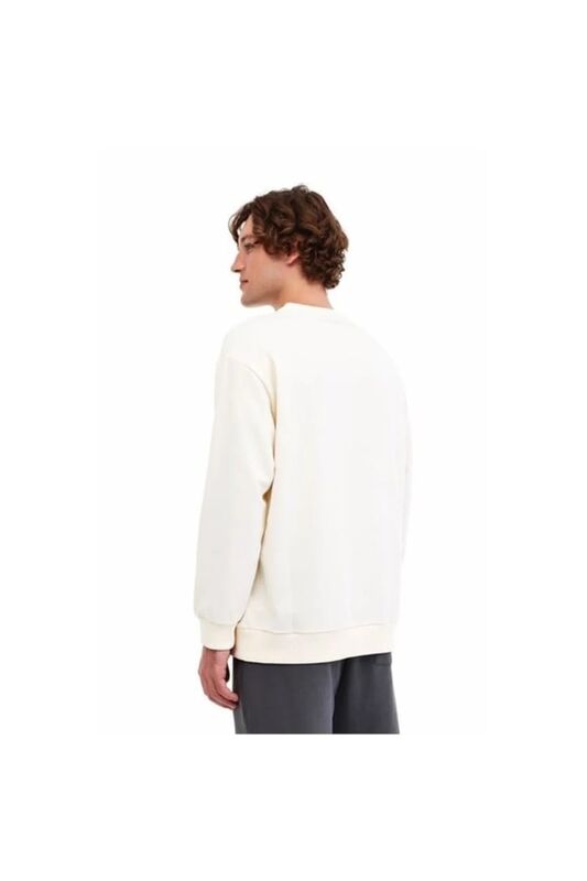 MB SN75 C NECK SW 5PR Erkek Bej Sweatshirt - 102033512