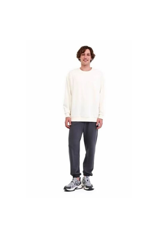 MB SN75 C NECK SW 5PR Erkek Bej Sweatshirt - 102033512
