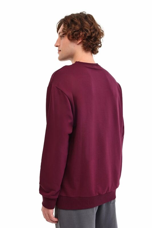 MB SN75 C NECK SW 5PR Erkek Kırmızı Sweatshirt - 102032527