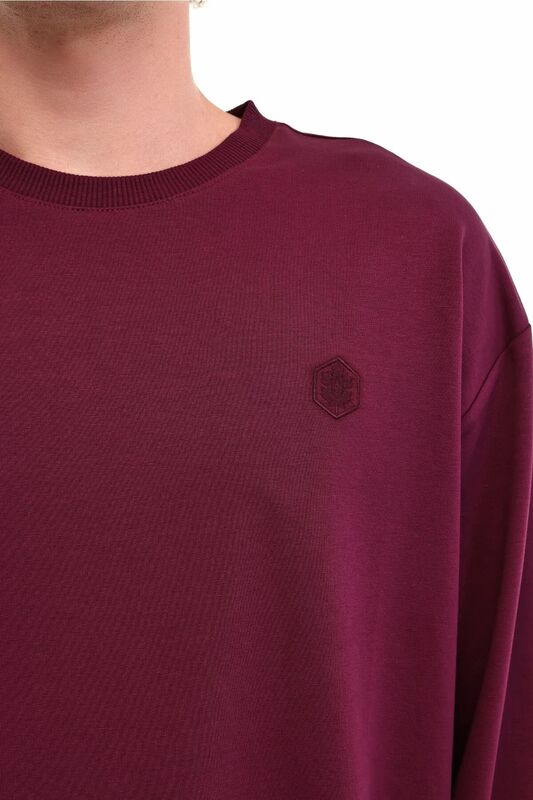 MB SN75 C NECK SW 5PR Erkek Kırmızı Sweatshirt - 102032527