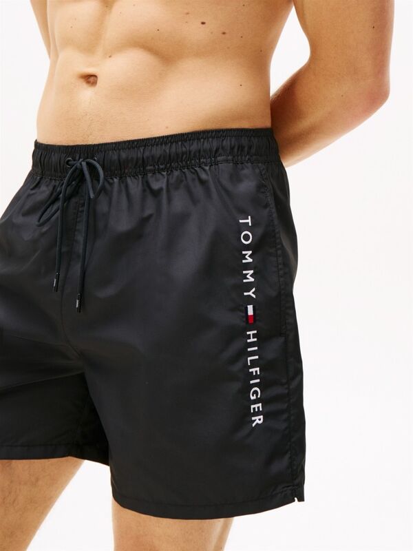 MEDIUM DRAWSTRING Erkek Siyah Deniz Şortu - UM0UM03258