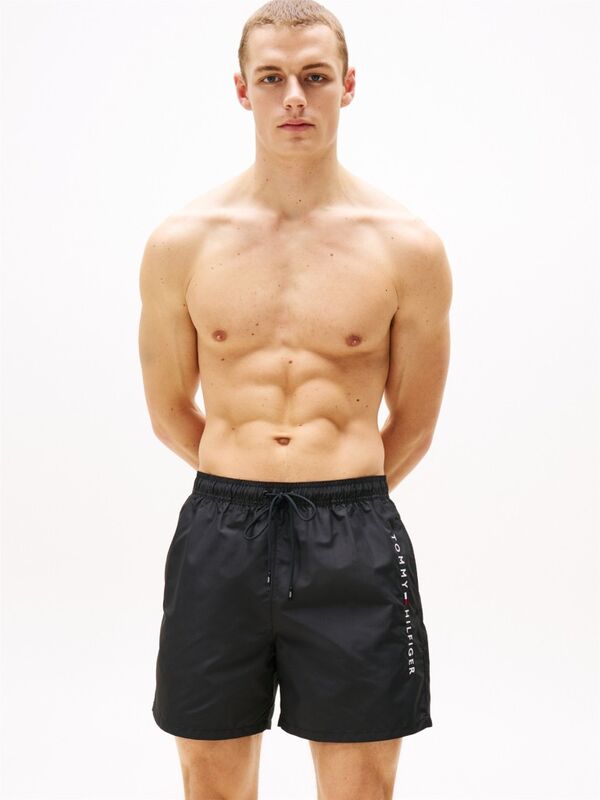 MEDIUM DRAWSTRING Erkek Siyah Deniz Şortu - UM0UM03258