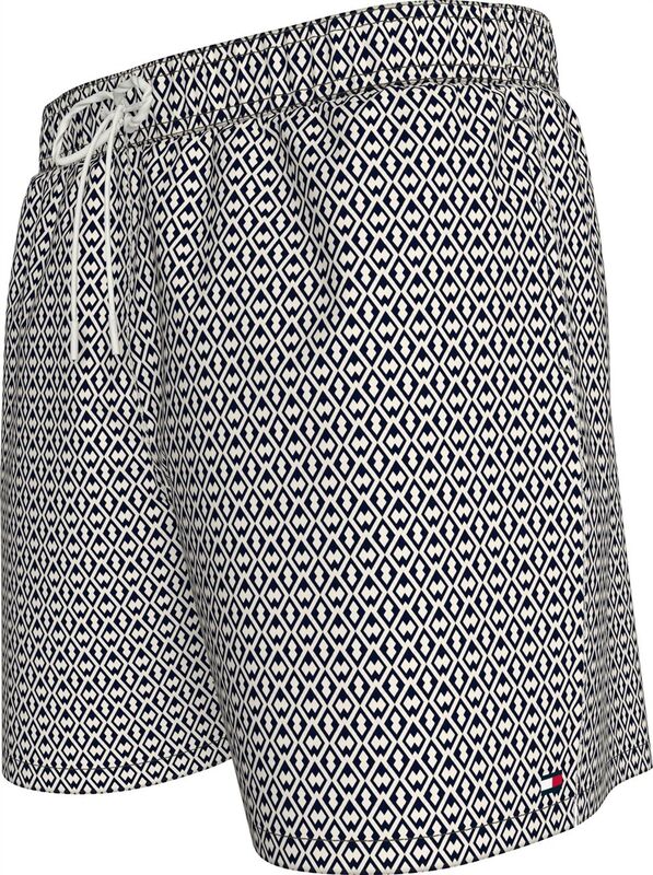 MEDIUM DRAWSTRING PRINT Erkek Bej Deniz Şortu - UM0UM03491
