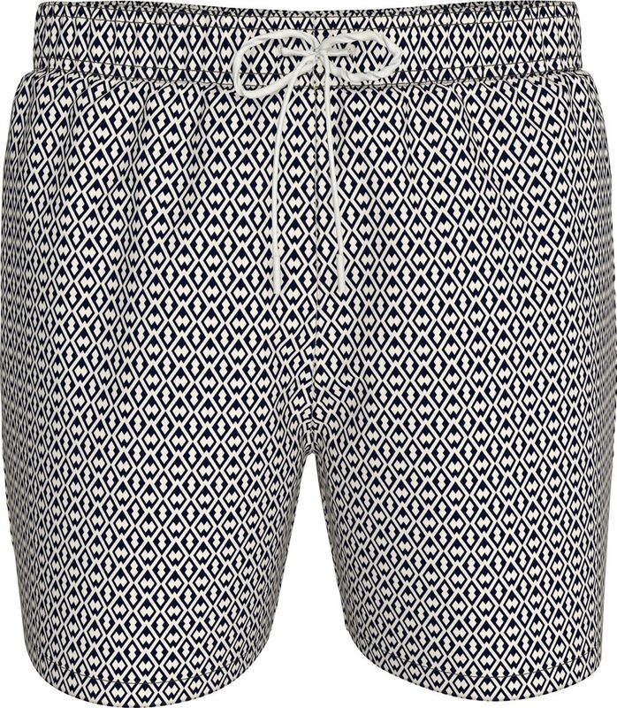 MEDIUM DRAWSTRING PRINT Erkek Bej Deniz Şortu - UM0UM03491