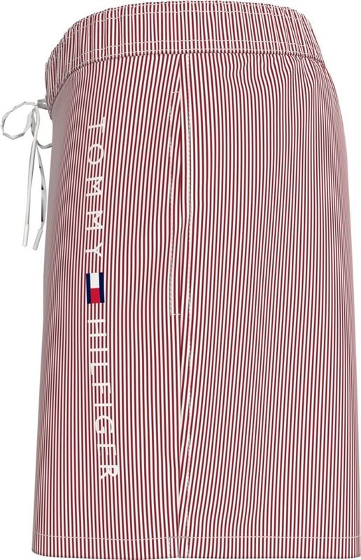 MEDIUM DRAWSTRING STRIPE Erkek Beyaz Deniz Şortu - UM0UM03265
